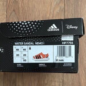 Adidas Disney Water Sandal in Orange and Black